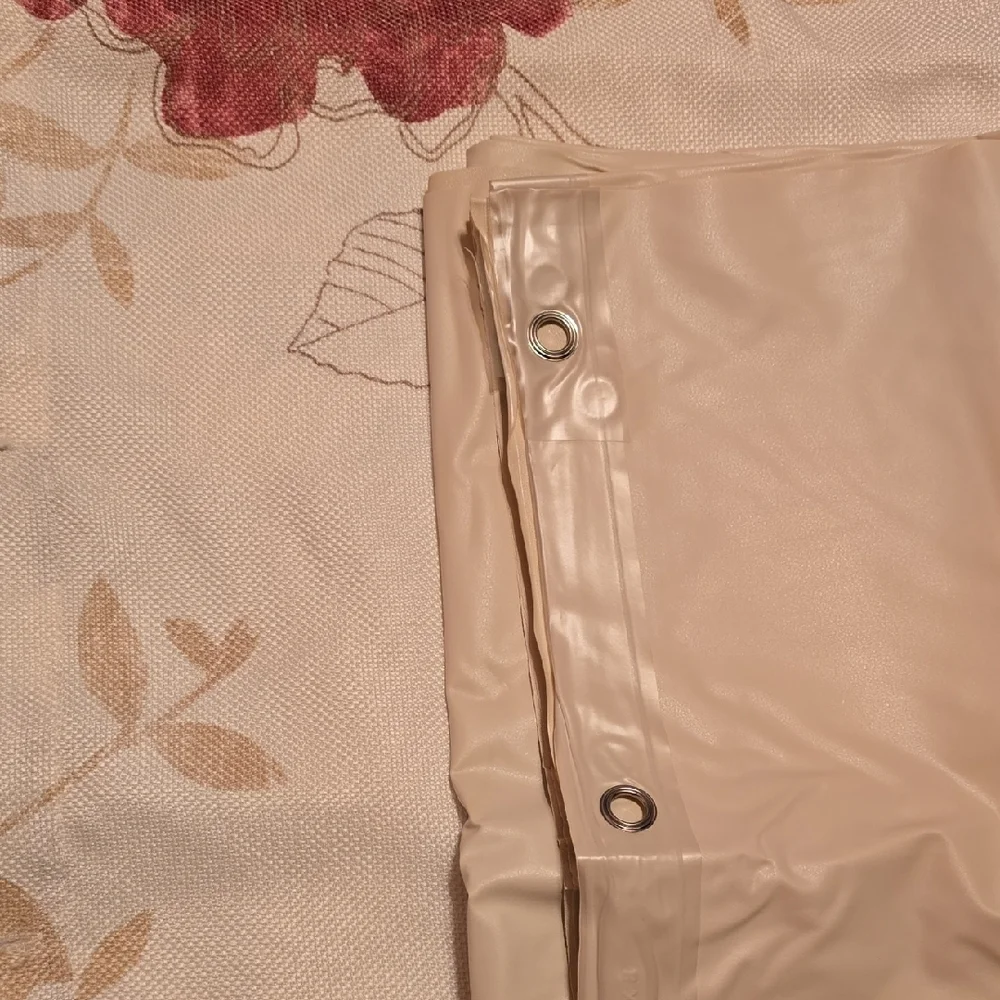 Floral Shower Curtain with Hooks